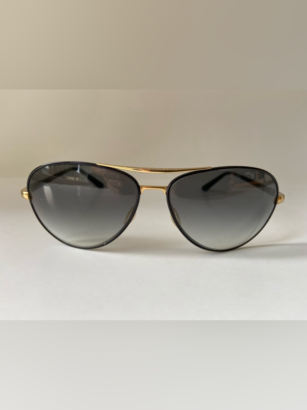 Beautiful Vintage unisex DITA Flight Titanium Sunglasses in Black + Gold